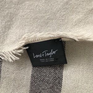 Lord & Taylor Large Plaid Scarf